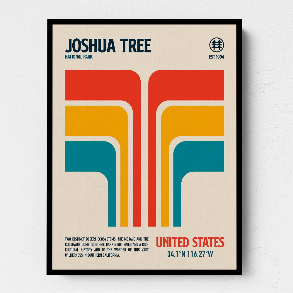 Joshua Tree National Park Travel Poster