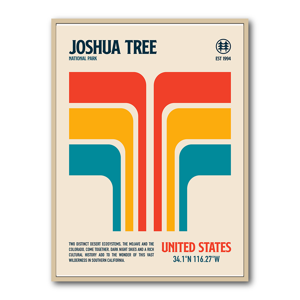 Joshua Tree National Park Travel Poster