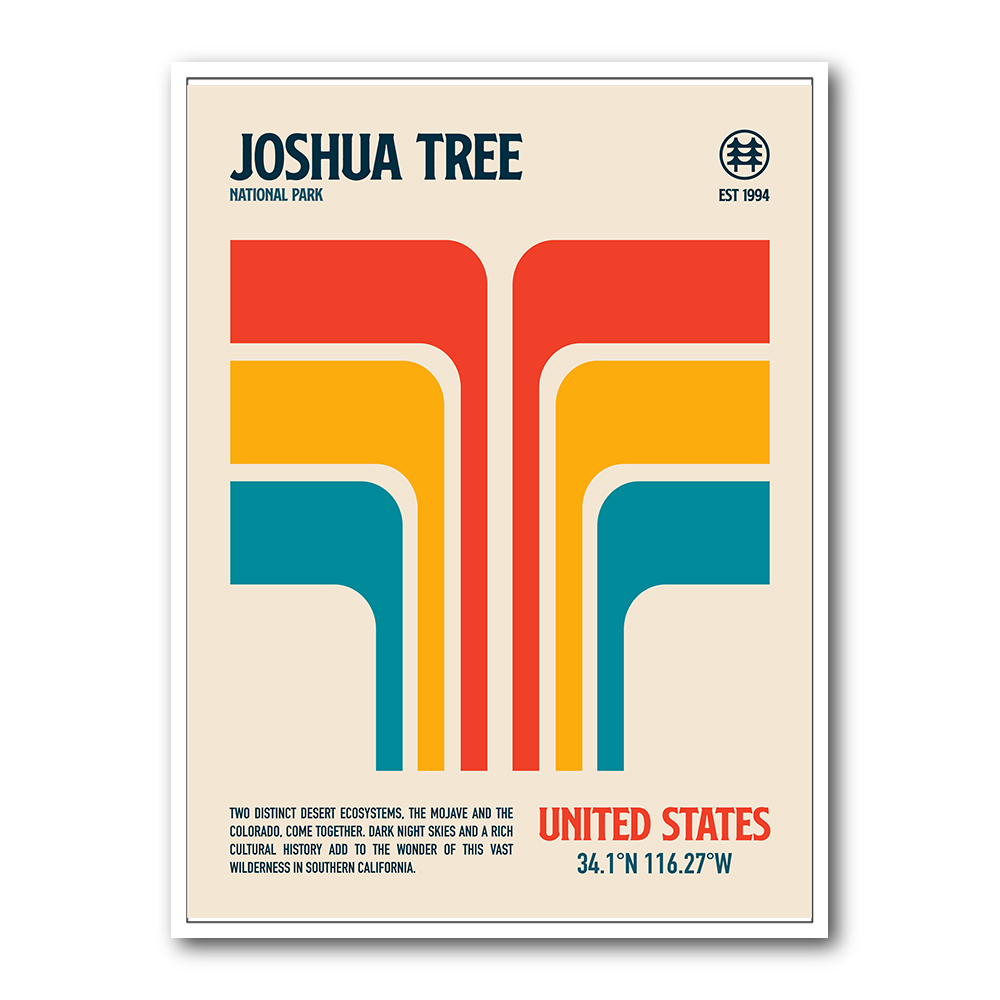 Joshua Tree National Park Travel Poster