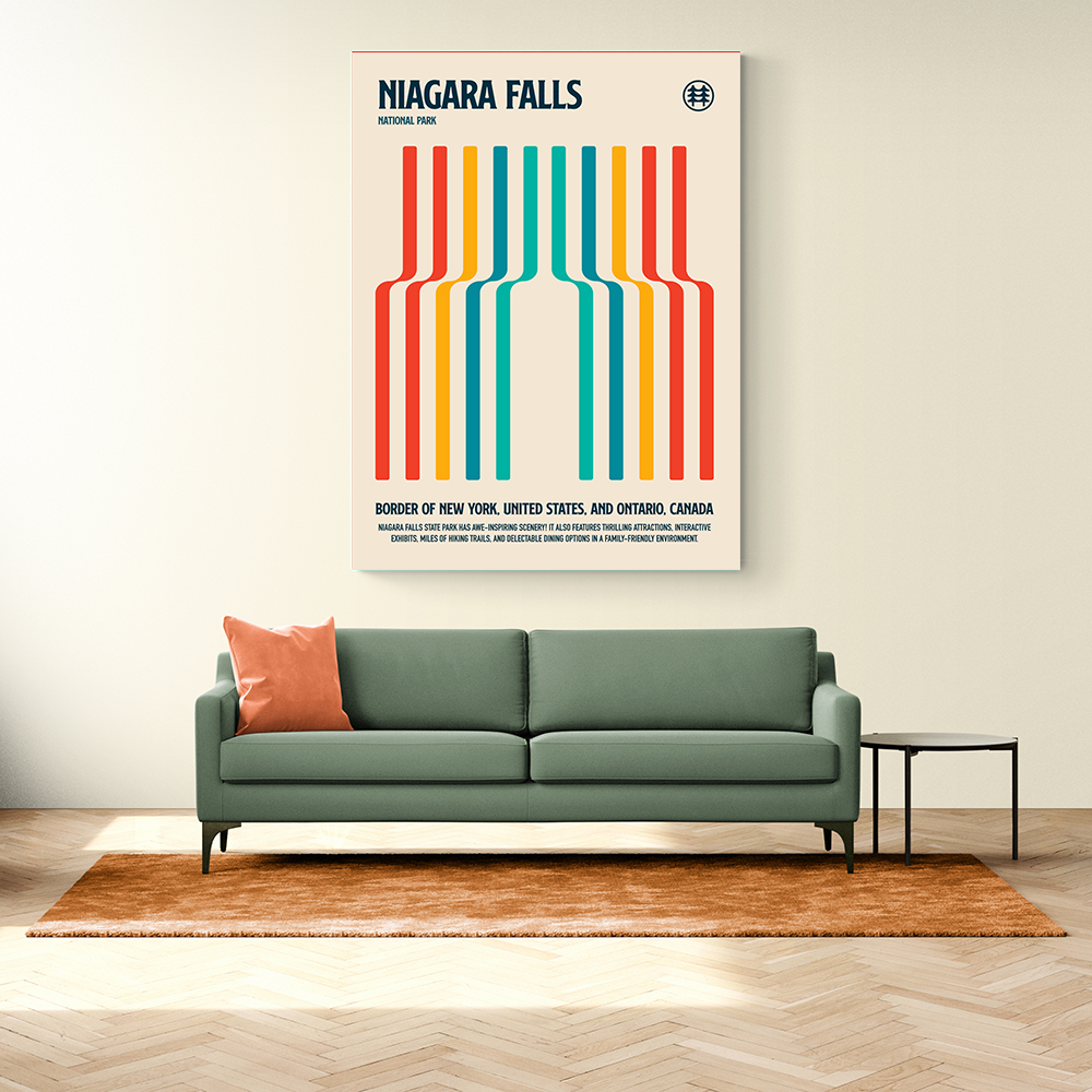 Niagara Falls National Park Travel Poster