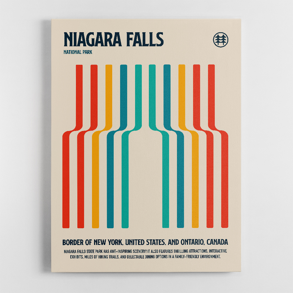 Niagara Falls National Park Travel Poster