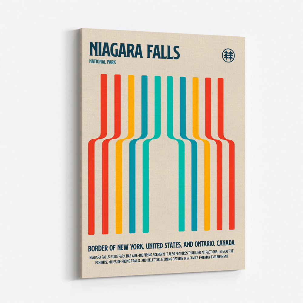 Niagara Falls National Park Travel Poster