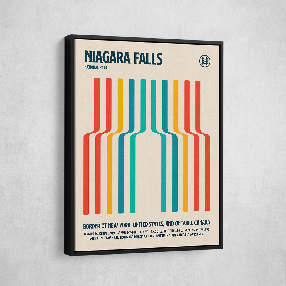 Niagara Falls National Park Travel Poster