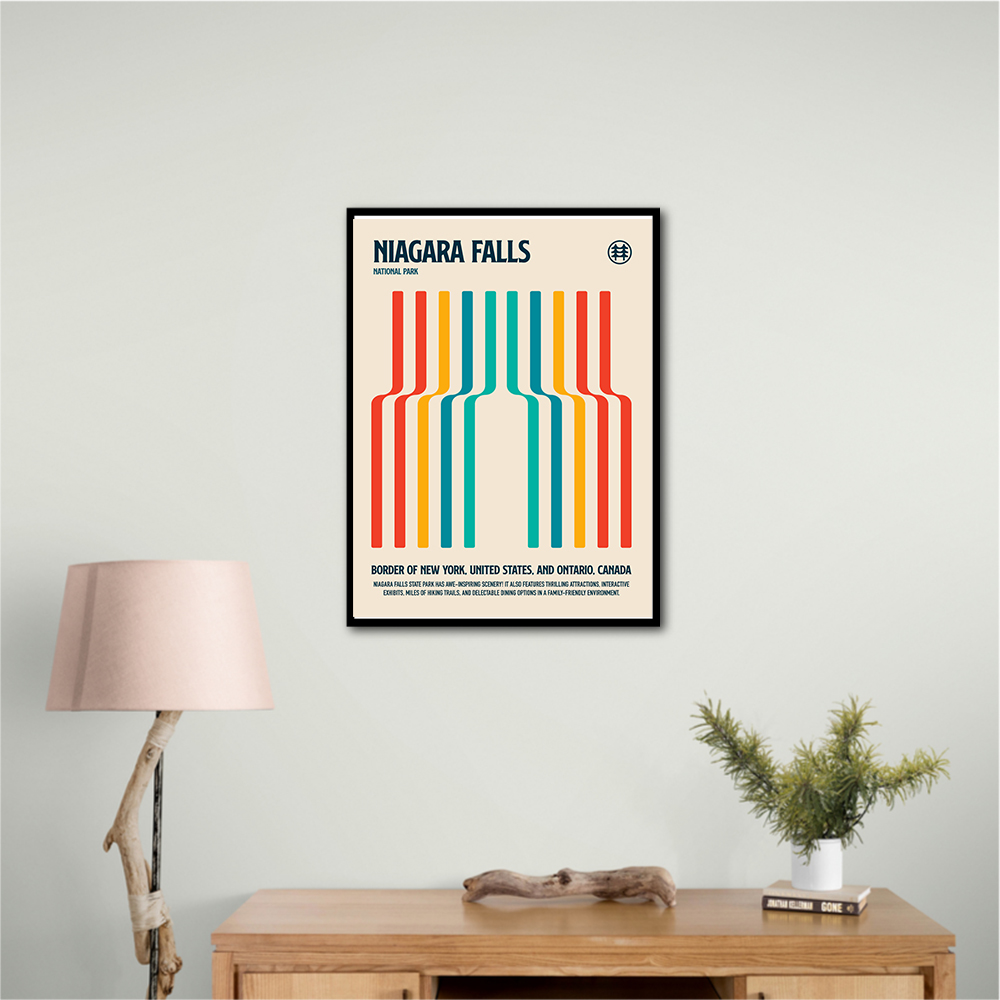 Niagara Falls National Park Travel Poster