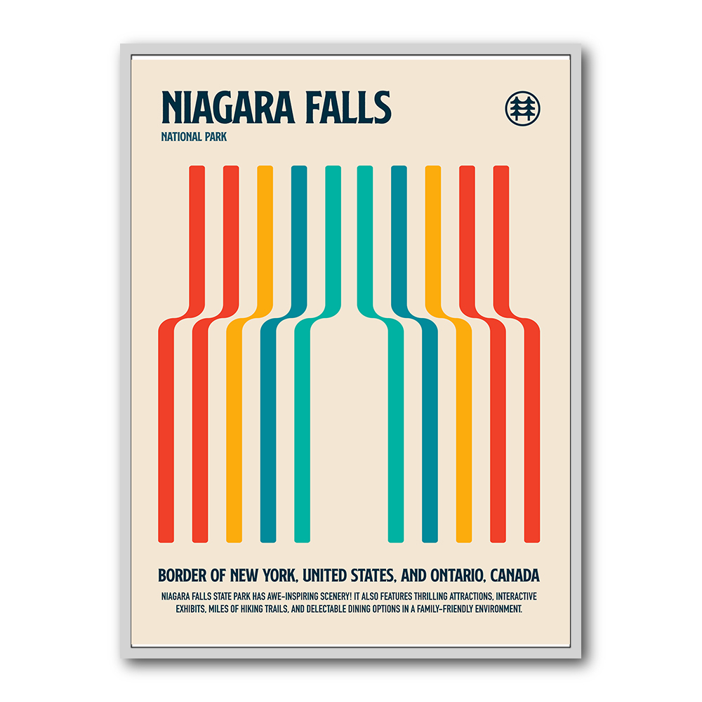 Niagara Falls National Park Travel Poster