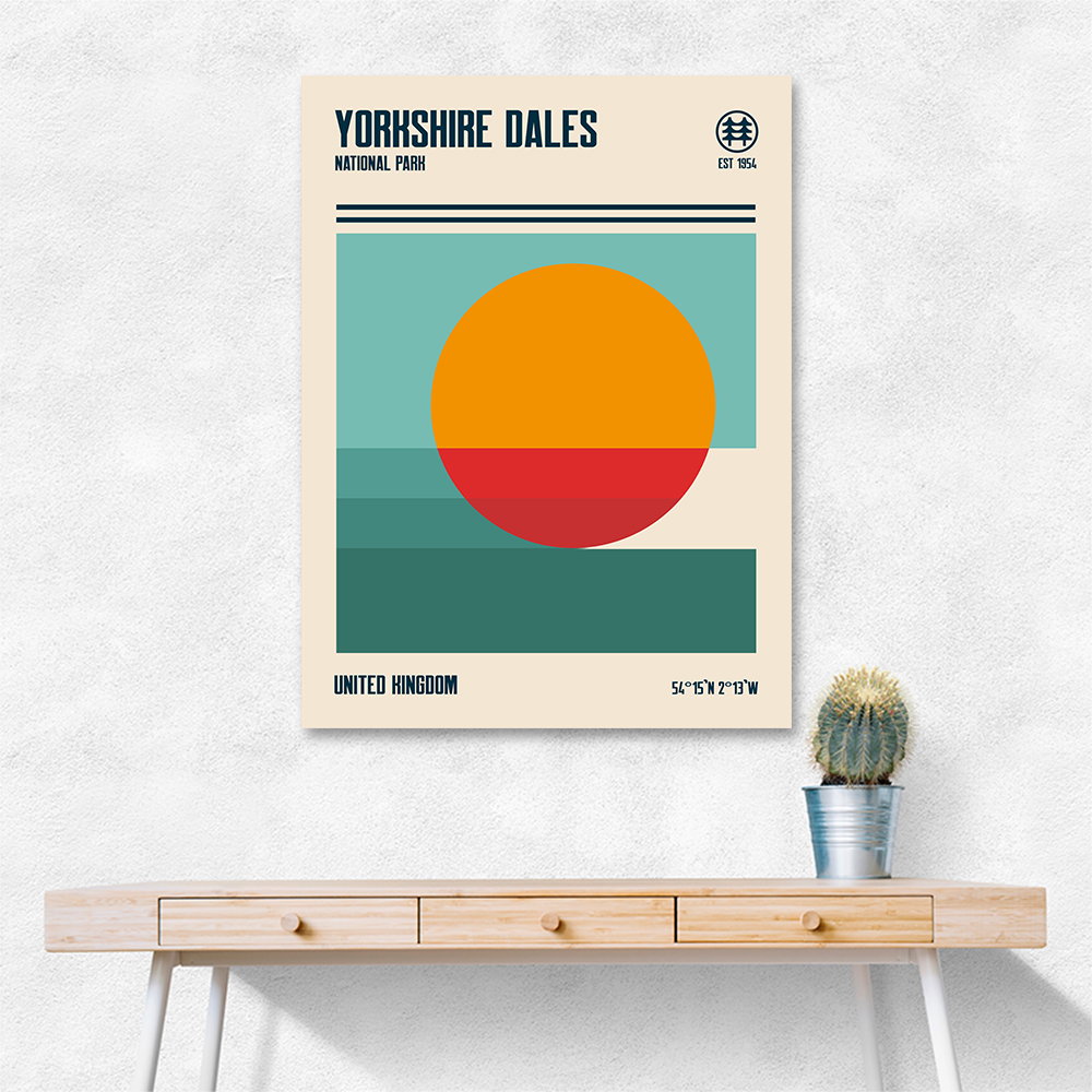 Yorkshire Dales National Park Travel Poster