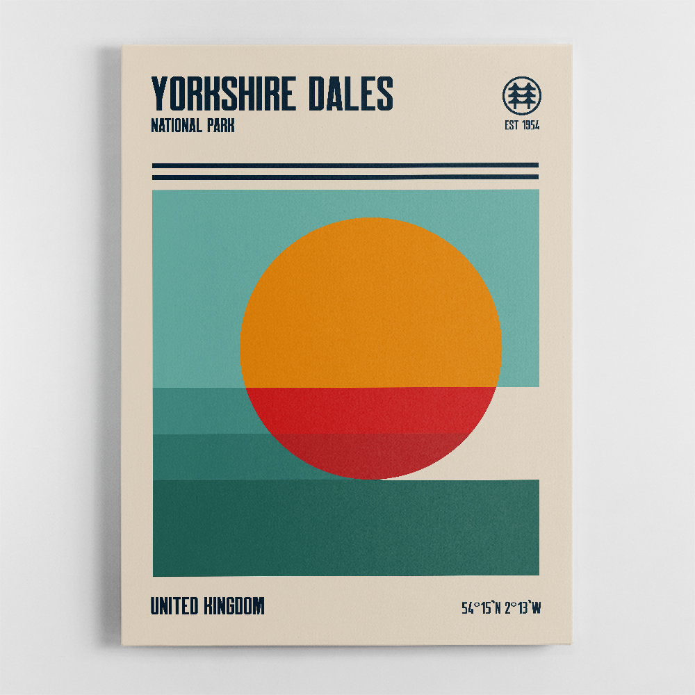 Yorkshire Dales National Park Travel Poster