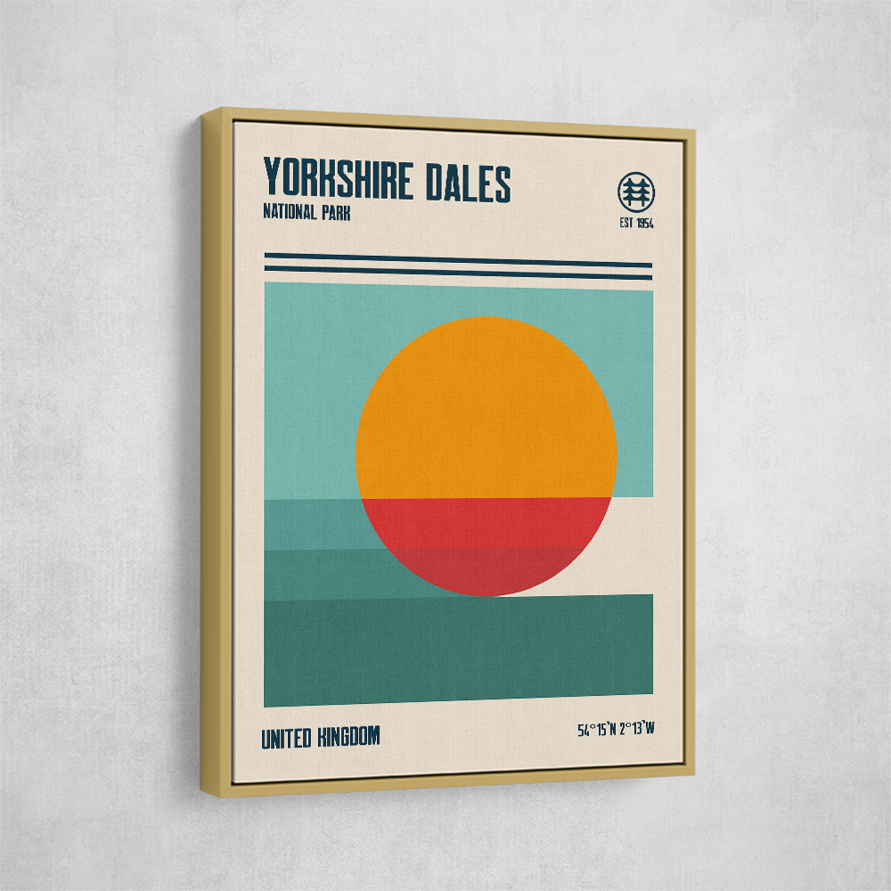 Yorkshire Dales National Park Travel Poster