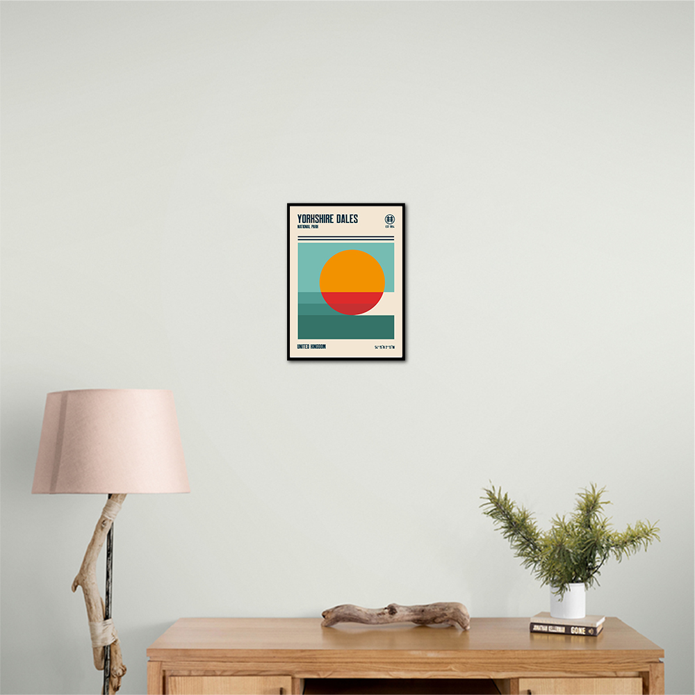 Yorkshire Dales National Park Travel Poster