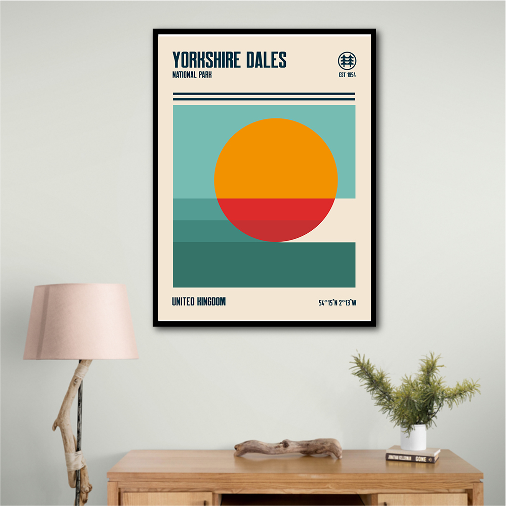 Yorkshire Dales National Park Travel Poster