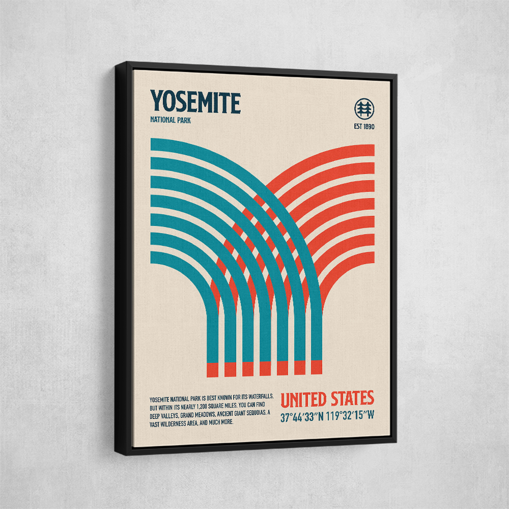 Yosemite National Park Travel Poster