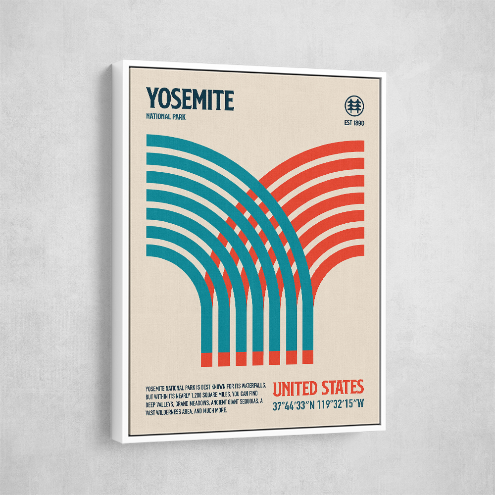 Yosemite National Park Travel Poster