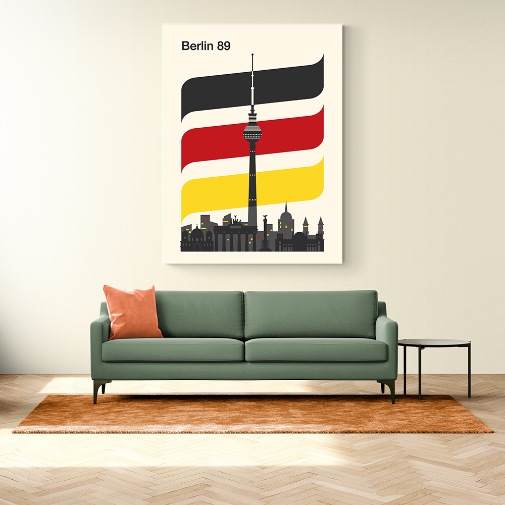 Berlin Retro Travel Print