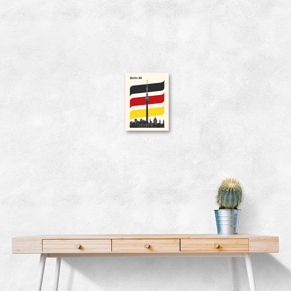 Berlin Retro Travel Print