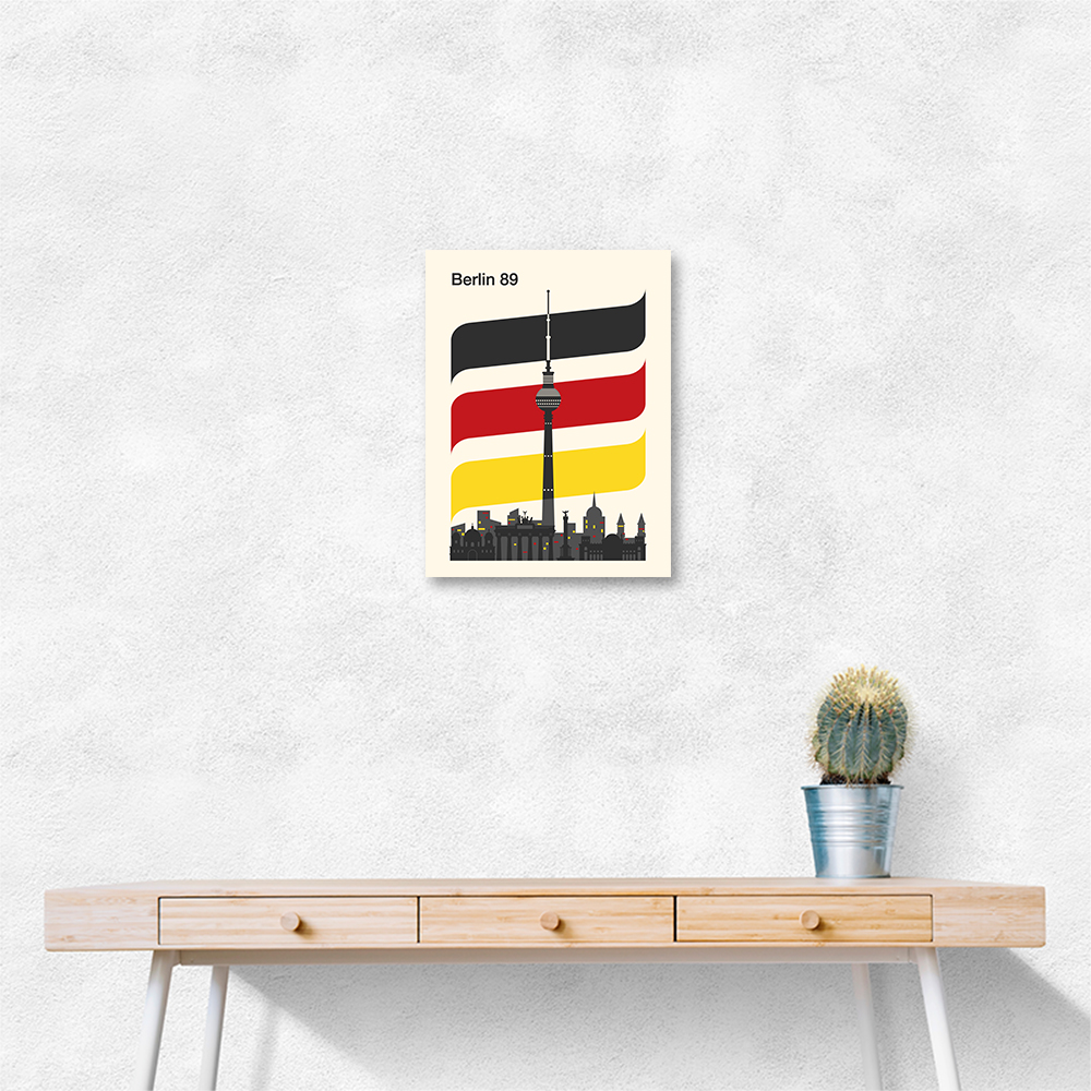 Berlin Retro Travel Print