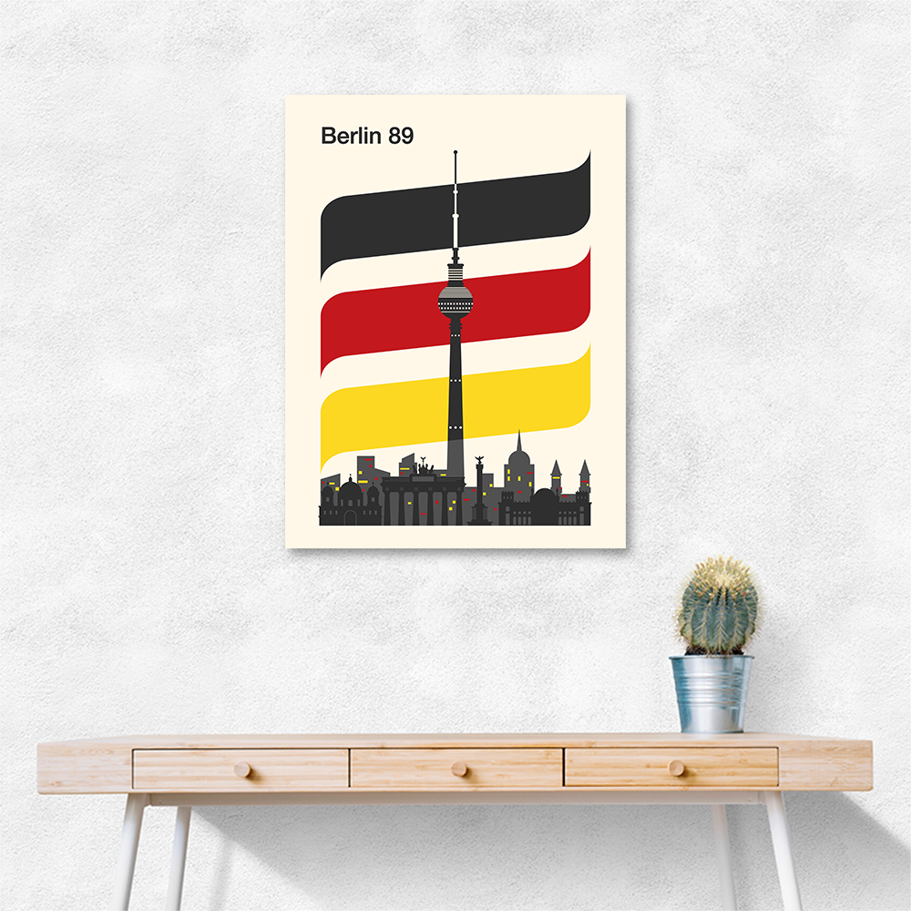 Berlin Retro Travel Print