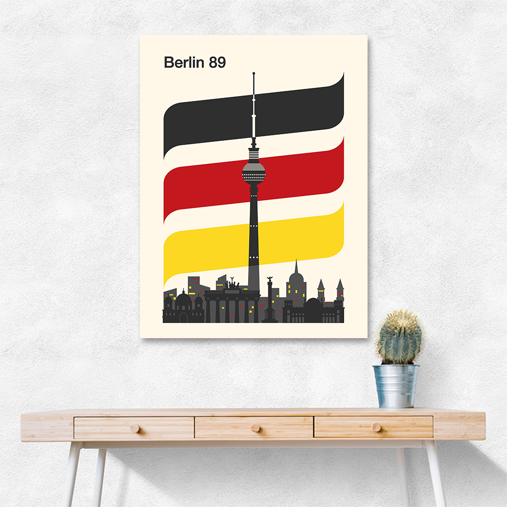 Berlin Retro Travel Print