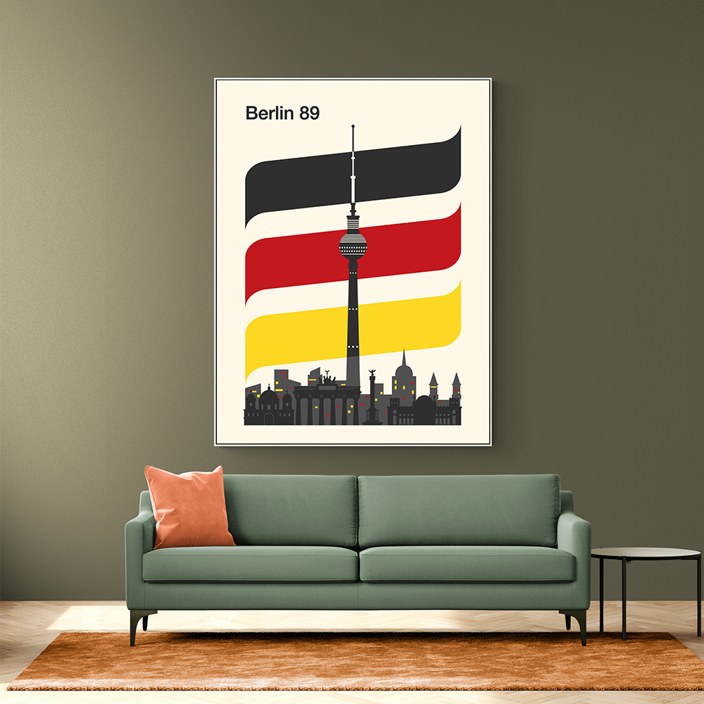 Berlin Retro Travel Print