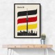 Berlin Retro Travel Print