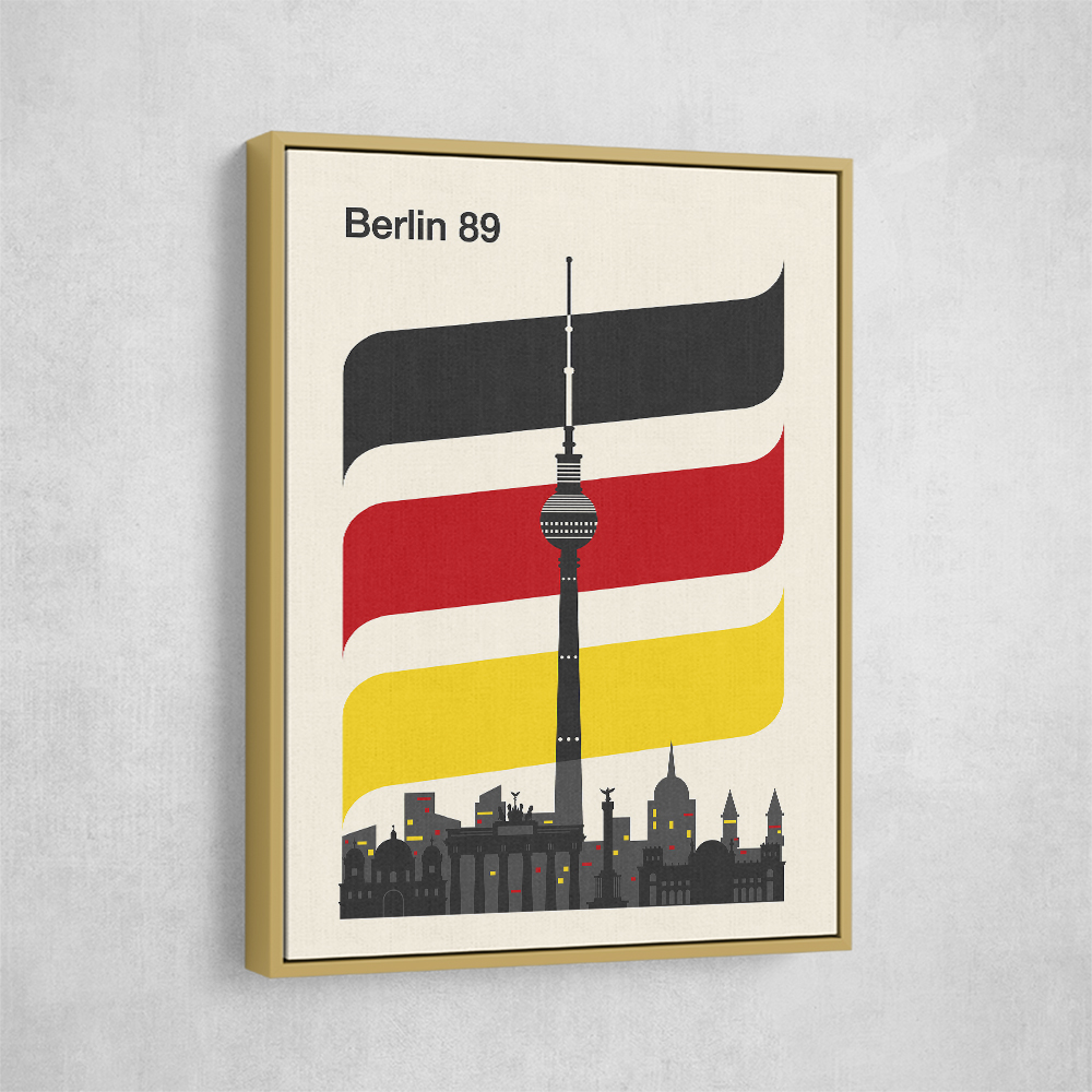 Berlin Retro Travel Print