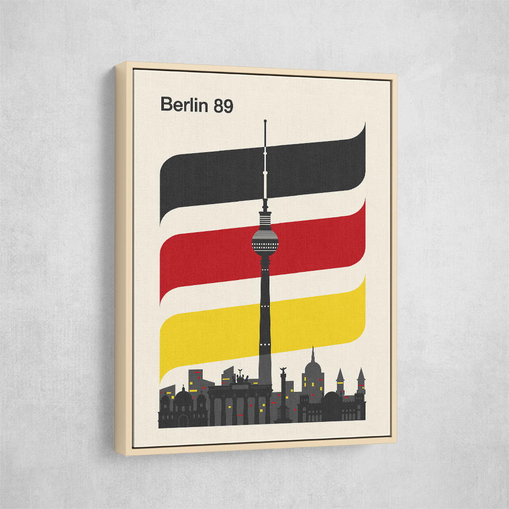 Berlin Retro Travel Print