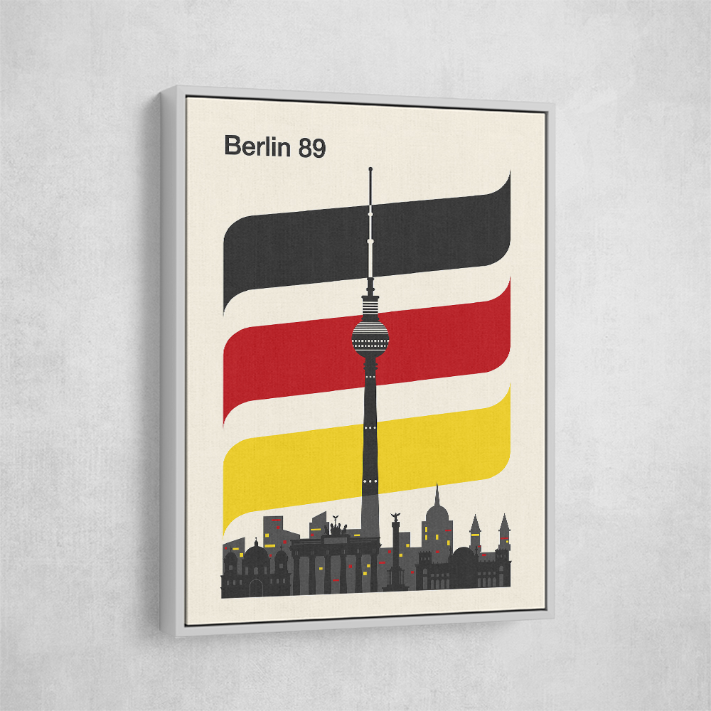 Berlin Retro Travel Print