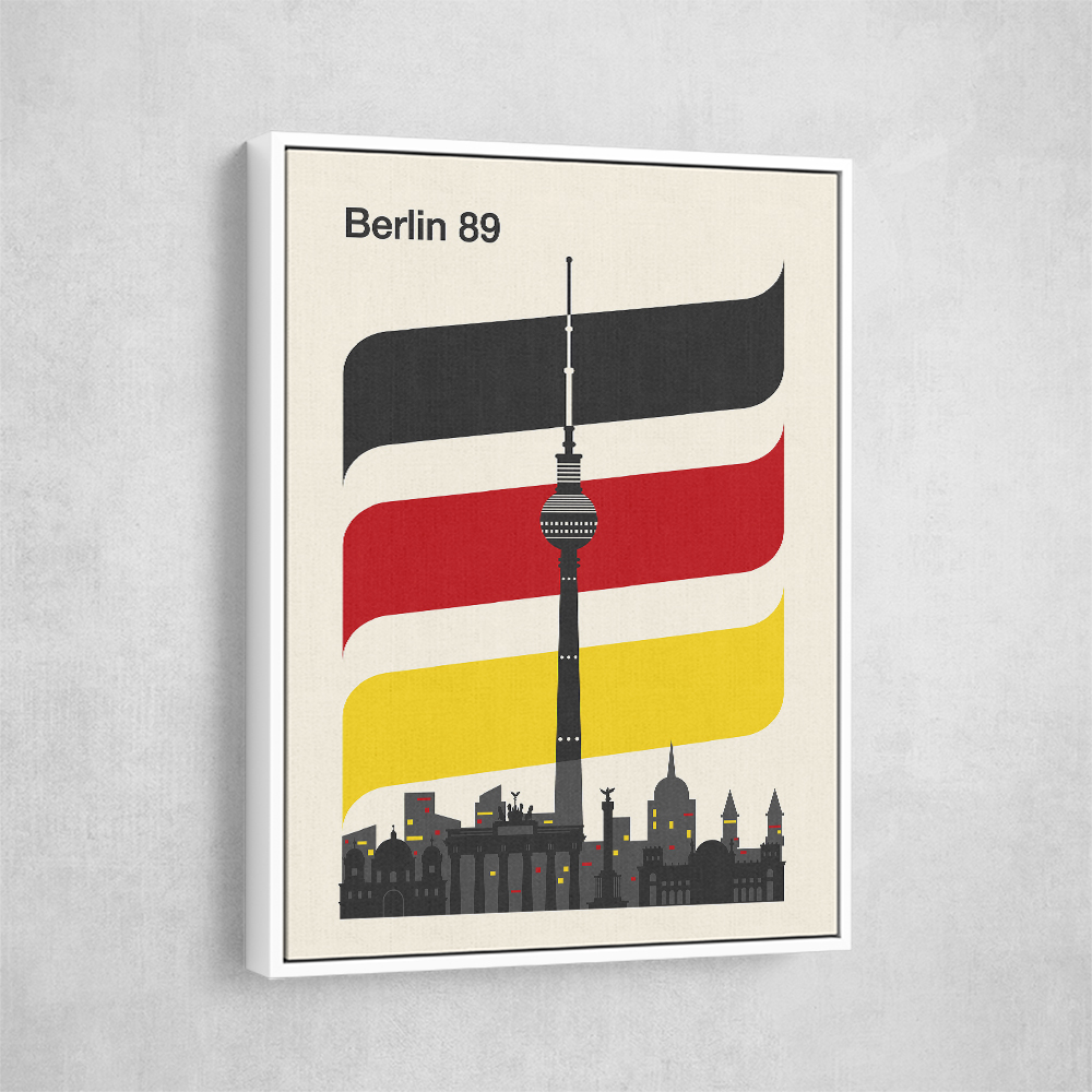 Berlin Retro Travel Print