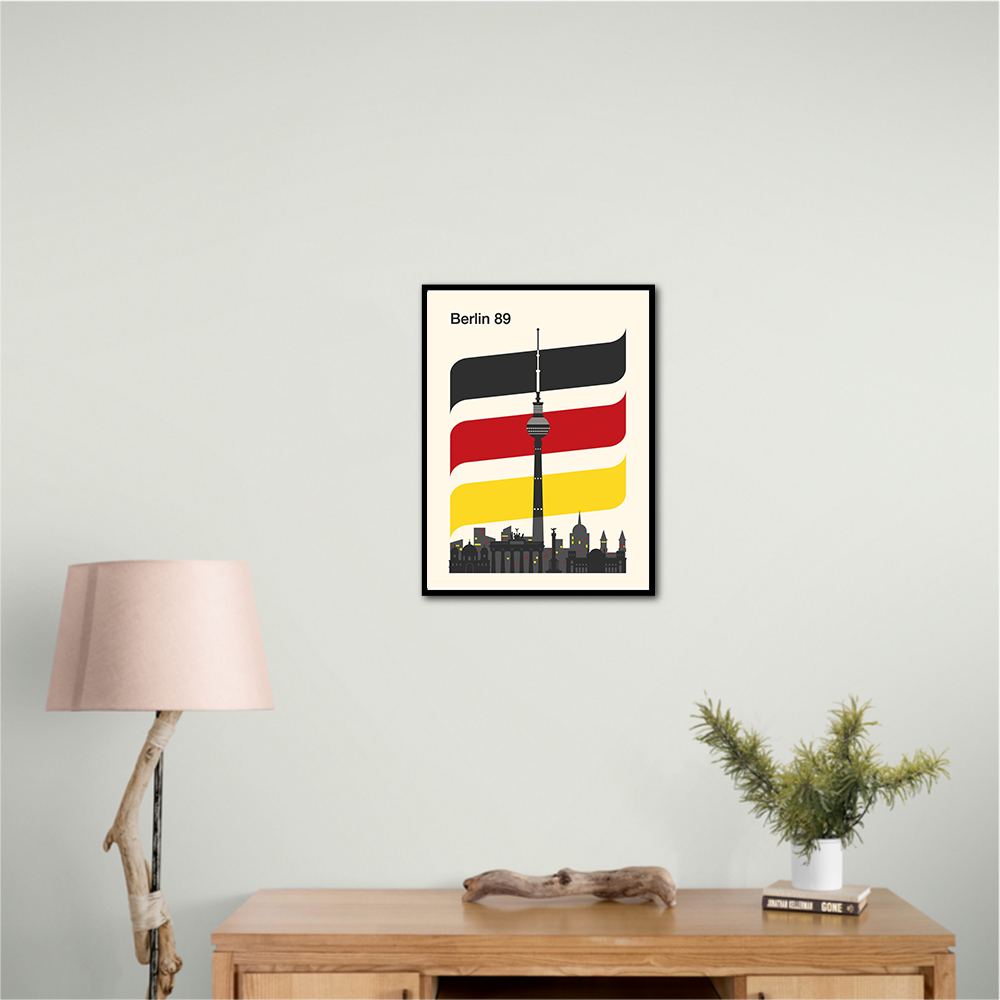 Berlin Retro Travel Print