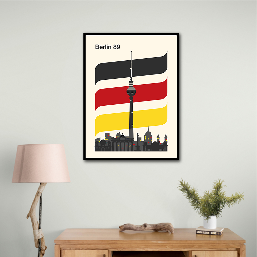 Berlin Retro Travel Print