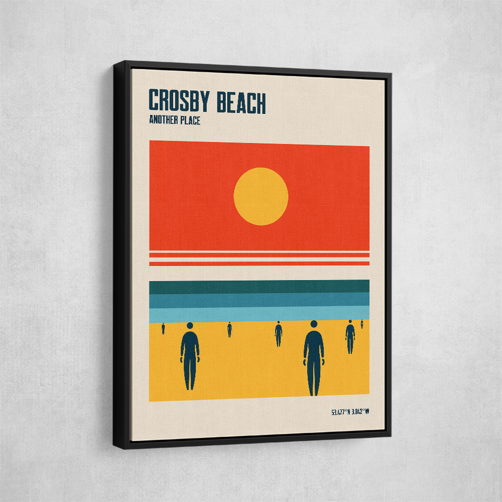 Crosby Beach Iron Men Liverpool Merseyside