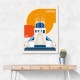 Liverpool Metropolitan Cathedral Retro Architecture Print