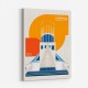 Liverpool Metropolitan Cathedral Retro Architecture Print