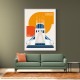 Liverpool Metropolitan Cathedral Retro Architecture Print