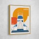 Liverpool Metropolitan Cathedral Retro Architecture Print