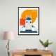 Liverpool Metropolitan Cathedral Retro Architecture Print