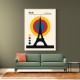 Paris Eiffel Tower Retro travel Print