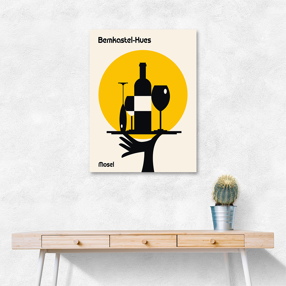 Mosel Wine Minimalist Print