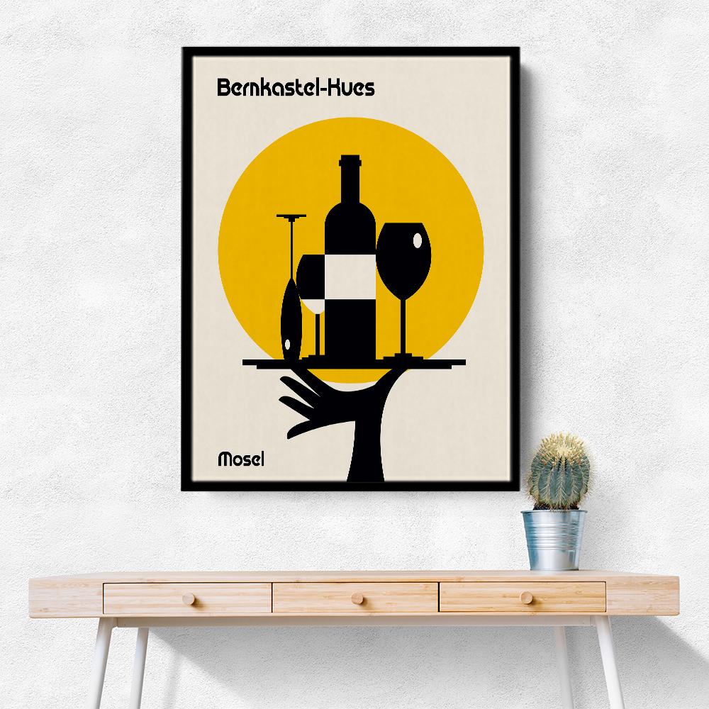 Mosel Wine Minimalist Print