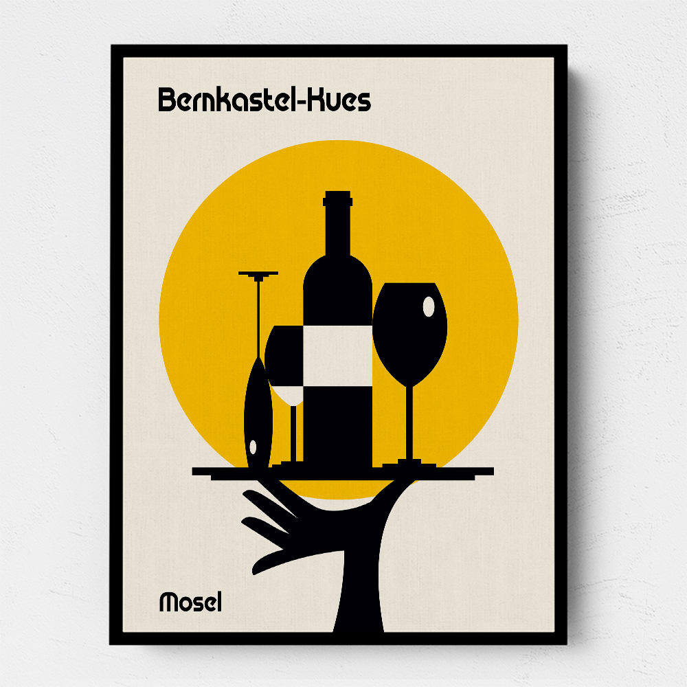 Mosel Wine Minimalist Print