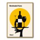 Mosel Wine Minimalist Print