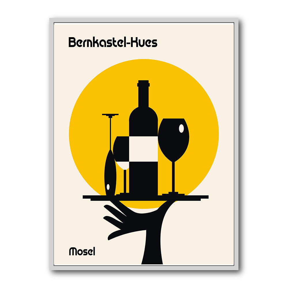 Mosel Wine Minimalist Print