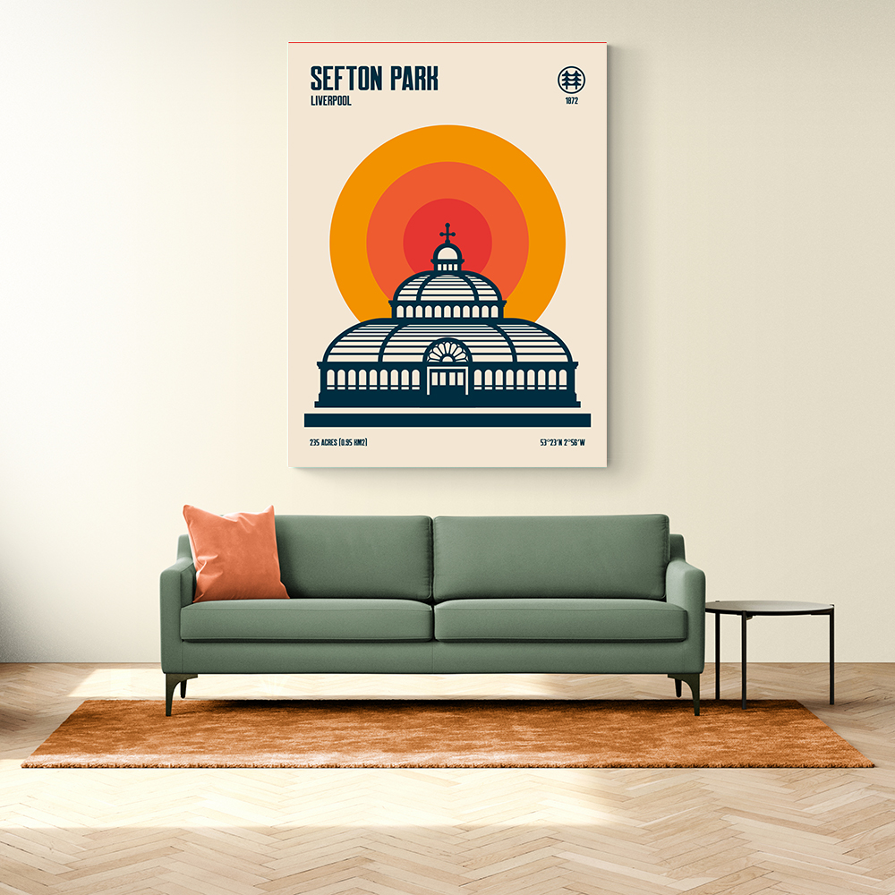 Sefton Park Palm House Travel Print