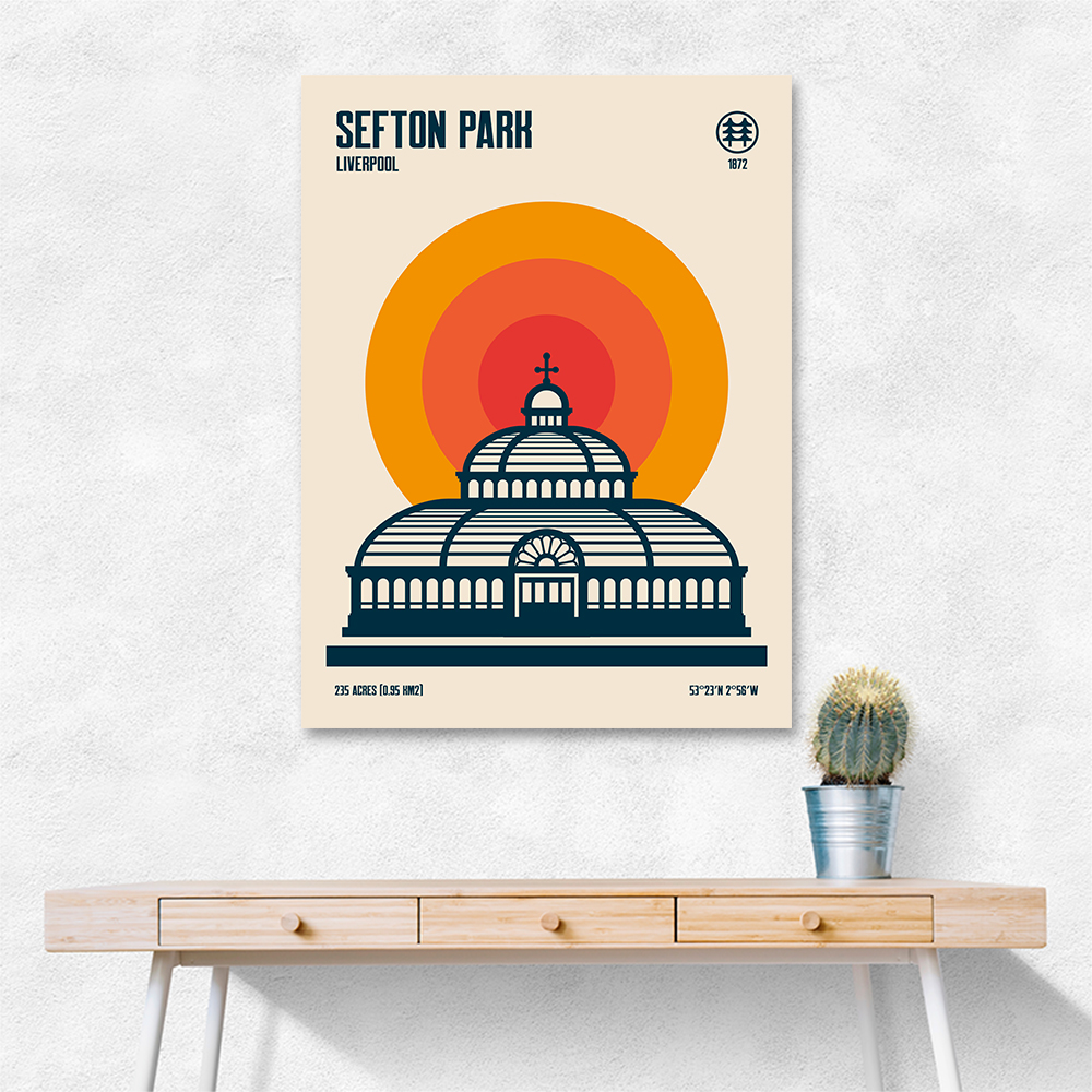 Sefton Park Palm House Travel Print