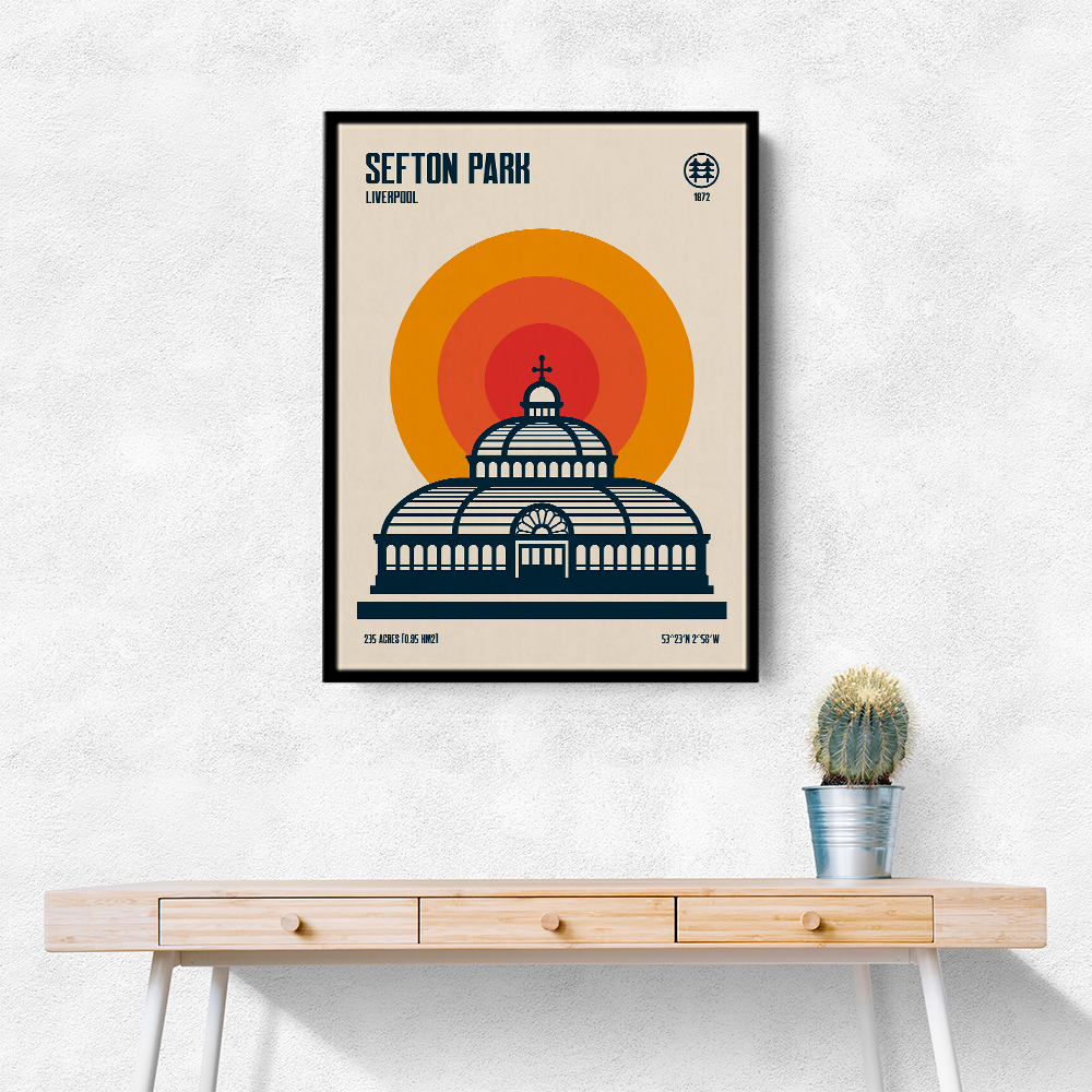 Sefton Park Palm House Travel Print