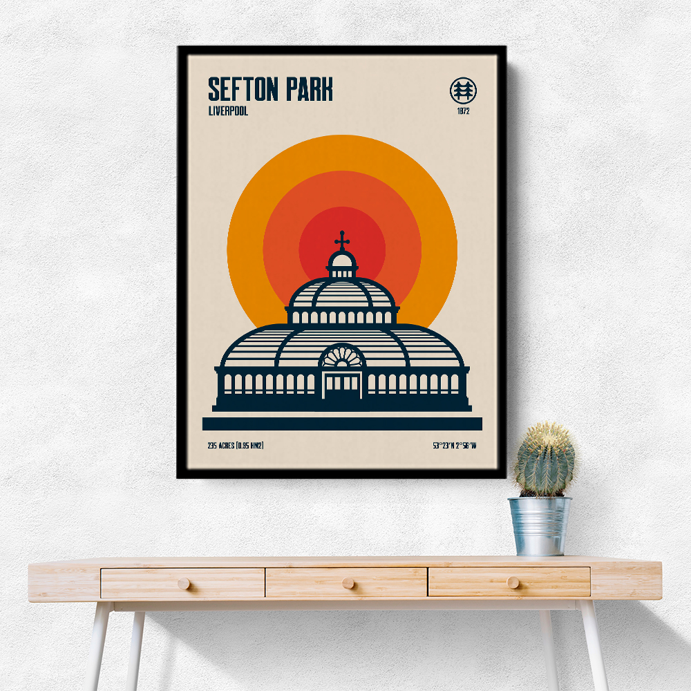 Sefton Park Palm House Travel Print