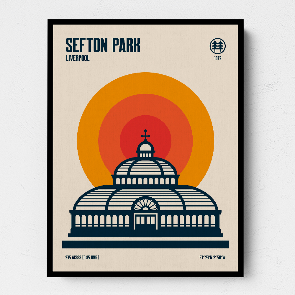 Sefton Park Palm House Travel Print