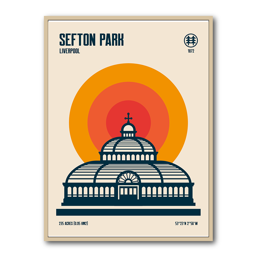 Sefton Park Palm House Travel Print