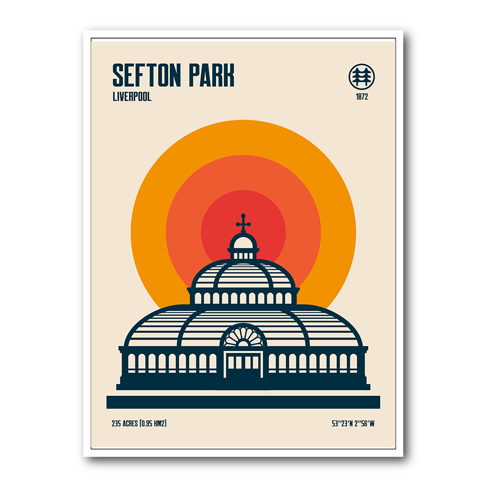 Sefton Park Palm House Travel Print