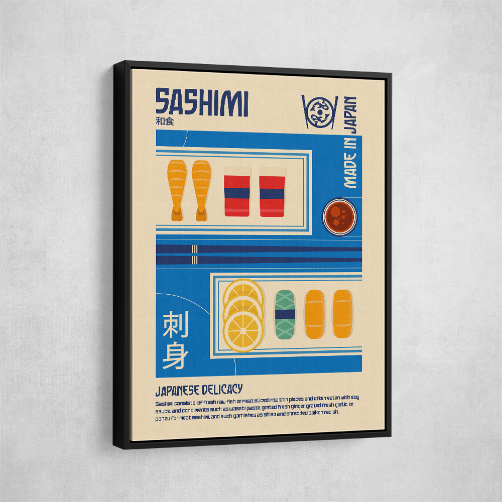 Sashimi Japanese Food Print