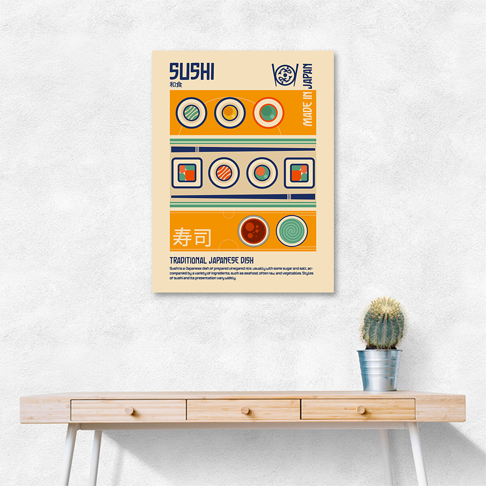 Sushi Japanese Food Print